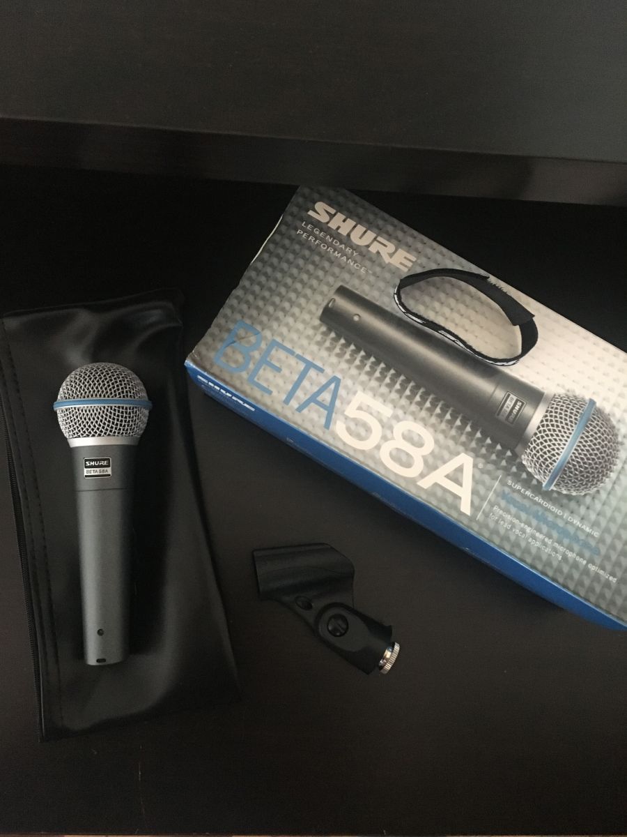 SHURE - Micro voix dynamique supercardioïde BETA 58A