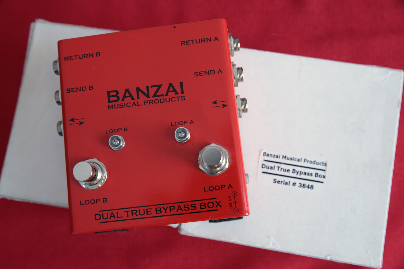 Banzai Dual True Bypass Box (Banzai DualTrueBypassBox) - EasyZic