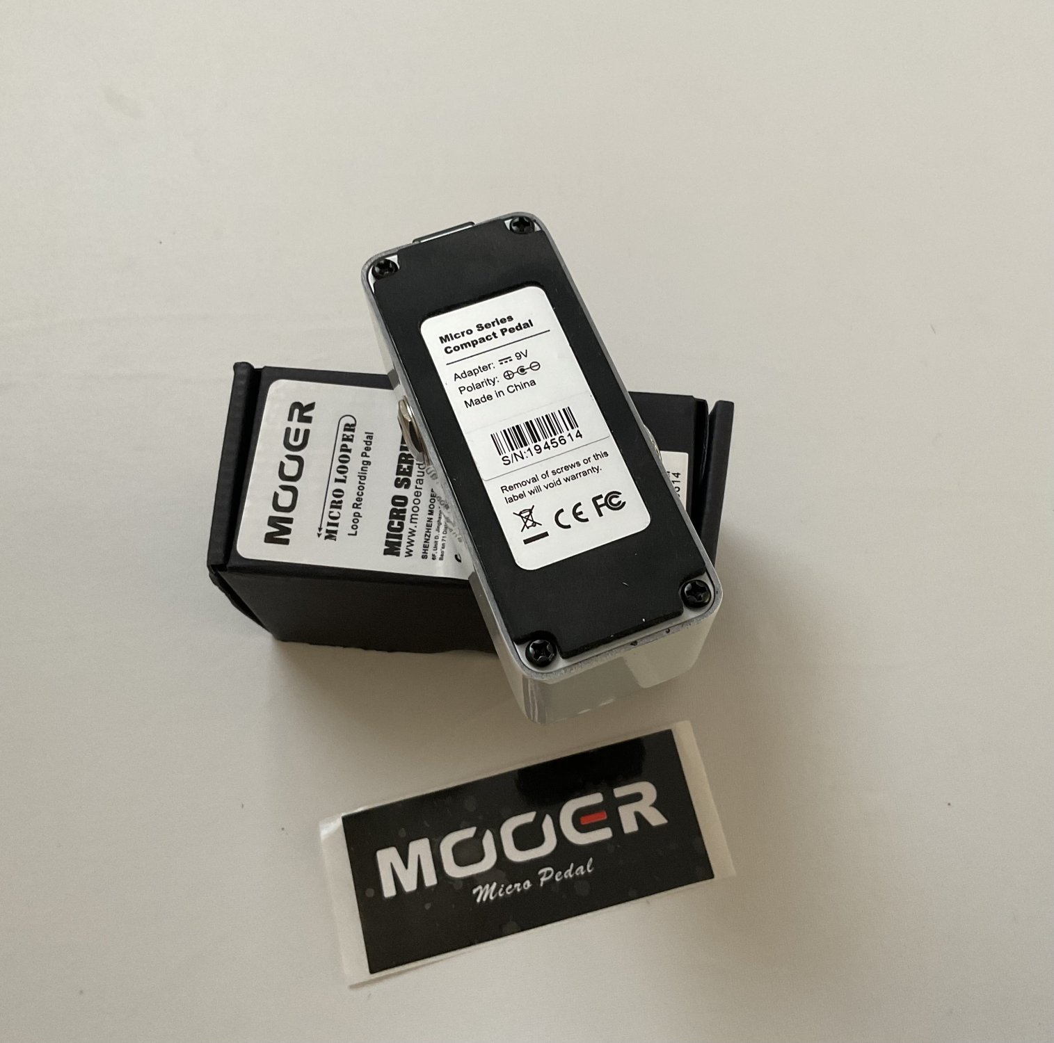 MOOER Micro Looper Mini Pédale Deffet Denregistrement En Boucle