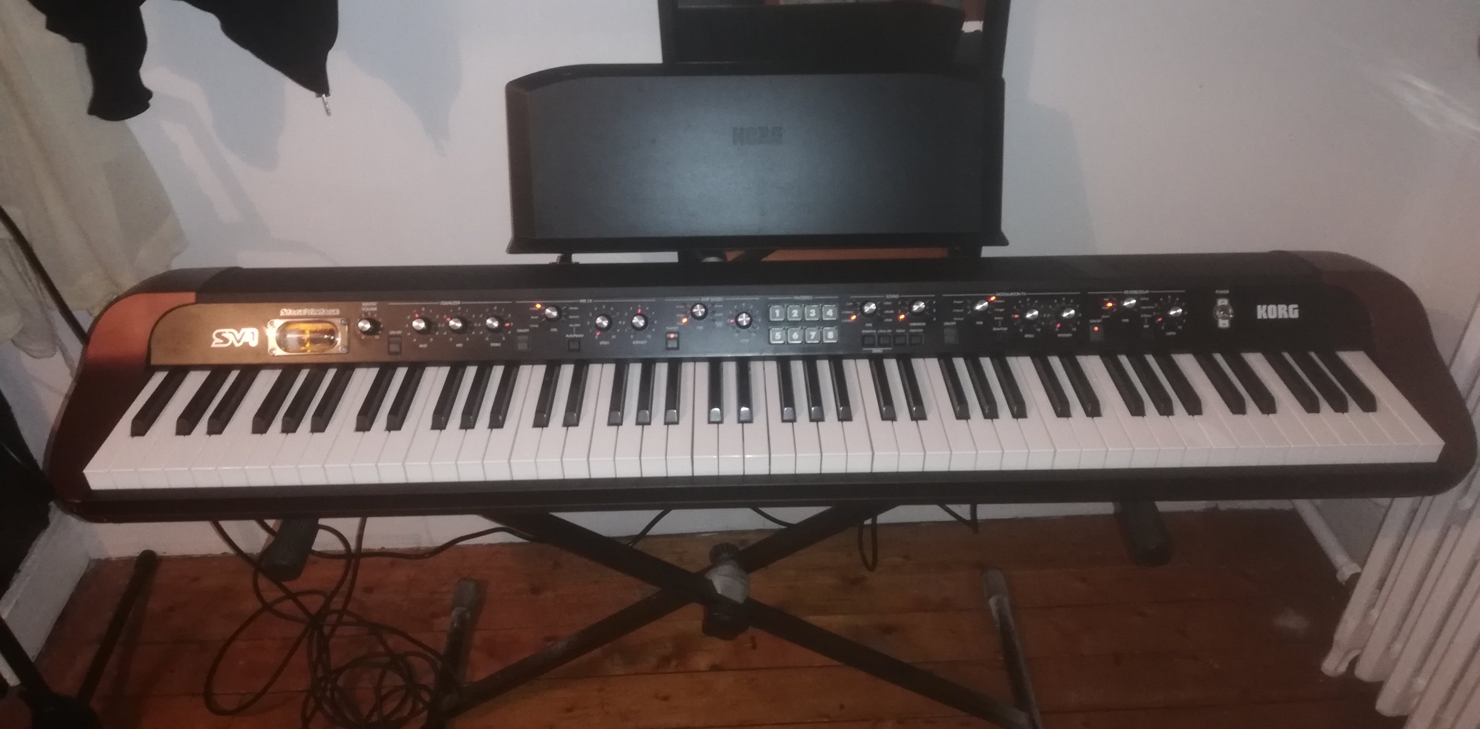 KORG SV-1-88 BK 電子キーボード - 鍵盤楽器、ピアノ